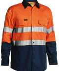 Bisley Workwear Work Wear BISLEY WORKWEAR 3M TAPED COOL LIGHTWEIGHT HI VIS SHIRT LONG SLEEVE BS6896