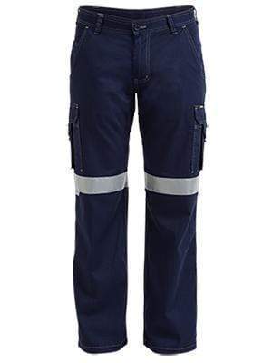 Bisley Workwear Work Wear NAVY (BPCT) / 77R BISLEY WORKWEAR 3M TAPED COOL VENTED LIGHTWEIGHT CARGO PANT  BPC6431T