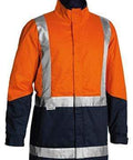 Bisley Workwear Work Wear BISLEY WORKWEAR 3M TAPED HI VIS 3 IN 1 DRILL JACKET BJ6970T