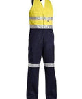 Bisley Workwear 3m Taped Hi Vis Action Back Overall BAB0359T Work Wear Bisley Workwear YELLOW/NAVY (TT01) 77R 
