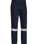 Bisley Workwear Work Wear DENIM (BTWB) / 77R BISLEY WORKWEAR 3M TAPED ROUGH RIDER DENIM JEAN BP6050T