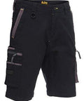 Bisley Workwear Work Wear NAVY (BPCT) / 77R BISLEY WORKWEAR FLEX & MOVE™ STRETCH UTILITY CARGO SHORT BSHC1330