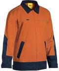 Bisley Workwear Work Wear BISLEY WORKWEAR HI VIS DRILL JACKET WITH LIQUID REPELLENT FINISH BJ6917