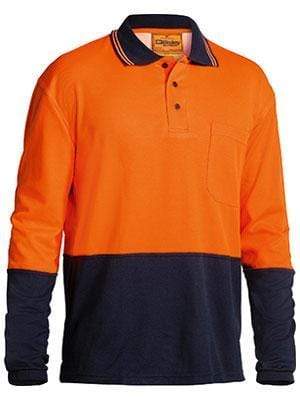 Bisley Workwear Work Wear BISLEY WORKWEAR hi vis long sleeve polo shirt BK6234