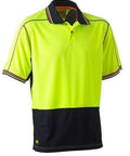 Bisley Workwear Work Wear BISLEY WORKWEAR hi-vis polyester mesh polo shirt BK1219