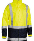 Bisley Workwear Work Wear BISLEY WORKWEAR TAPED HI VIS RAIN SHELL JACKET BJ6966T