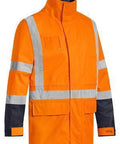 Bisley Workwear Work Wear ORANGE (BVEO) / S BISLEY WORKWEAR TAPED TTMC-W 5 IN 1 RAIN JACKET (WATERPROOF) BJ6377HT