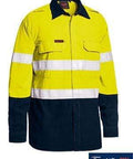 Bisley Workwear Work Wear BISLEY WORKWEAR tencate tecasafe plus 480 taped hi vis FR vented shirt BS8237T