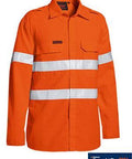 Bisley Workwear Work Wear BISLEY WORKWEAR tencate tecasafe plus 480 taped hi vis FR vented shirt BS8238T