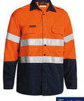 Bisley Workwear Work Wear BISLEY WORKWEAR tencate tecasafe plus 580 taped hi vis lightweight FR vented shirt BS8098T