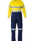 Bisley Workwear Work Wear NAVY (BPCT) / 77R BISLEY WORKWEAR 3M taped hi vis coverall lightweight BC6719TW