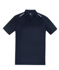 Biz Care Casual Wear Navy/White / S Biz Collection Academy Mens Polo P012MS