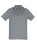 Biz Care Casual Wear Silver/Charcoal / S Biz Collection Academy Mens Polo P012MS
