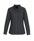 Biz Care Corporate Wear Black / 6 Biz Collection Indie Ladies L/S Shirt S017LL