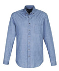 Biz Care Corporate Wear Blue / XS Biz Collection Indie Mens L/S Shirt S017ML
