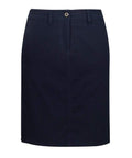 Biz Care Corporate Wear Navy / 6 Biz Collection Lawson Ladies Chino Skirt BS022L