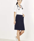 Biz Care Womens Comfort Waist Cargo Doctor Nurse Skirt CL956LS - Simply Scrubs Australia