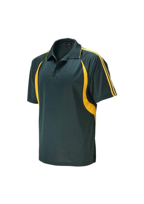Biz Collection Casual Wear Forest/Gold / 4 Biz Collection Flash Kids Polo P3010B