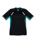 Biz Collection Casual Wear Black/Teal/Silver / 4 Biz Collection Kid’s Renegade Tee T701KS