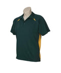 Biz Collection Casual Wear Forest/Gold / 4 Biz Collection Kid’s Splice Polo P7700B
