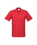 Biz Collection Casual Wear Red / S Biz Collection Men’s Crew Polo P400MS