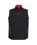 Biz Collection Casual Wear Black/Red / S Biz Collection Men’s Geneva Vest J404m