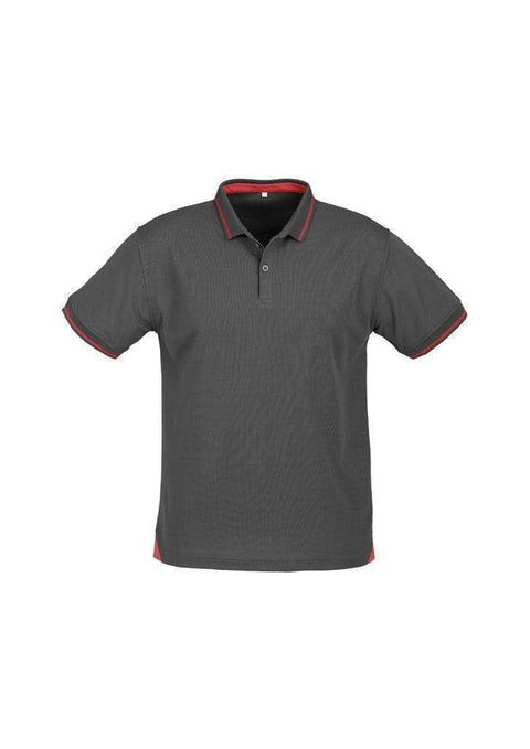 Biz Collection Casual Wear Steel Grey/Red / S Biz Collection Men’s Jet Polo P226MS