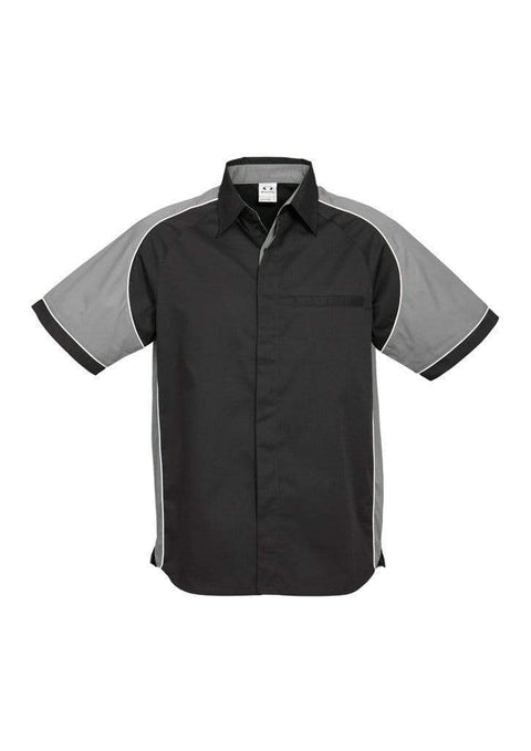 Biz Collection Casual Wear Black/Grey/White / S Biz Collection Men’s Nitro Shirt S10112