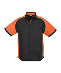 Biz Collection Casual Wear Black/Orange/White / S Biz Collection Men’s Nitro Shirt S10112