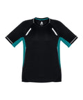 Biz Collection Casual Wear Black/Teal/Silver / S Biz Collection Men’s Renegade Tee T701MS