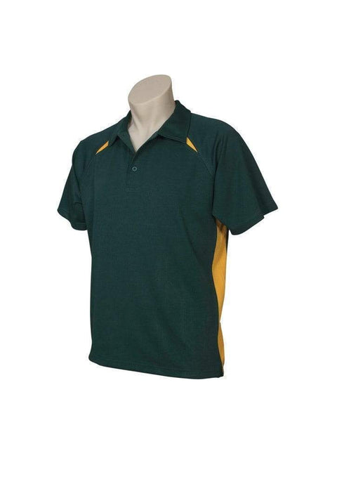 Biz Collection Casual Wear Forest/Gold / S Biz Collection Men’s Splice Polo P7700