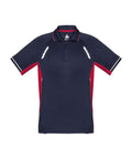 Biz Collection Casual Wear S / Navy/Red/Silver Biz Collection Renegade Mens Polo P700MS