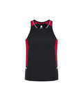 Biz Collection Casual Wear Red/White/Silver / XS Biz Collection Renegade Mens Singlet SG702M