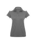 Biz Collection Casual Wear 6 / Silver/White Biz Collection Rival Ladies Polo P705LS