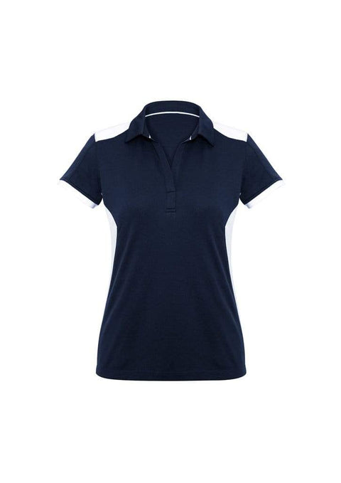 Biz Collection Casual Wear 6 / Navy/White Biz Collection Rival Ladies Polo P705LS