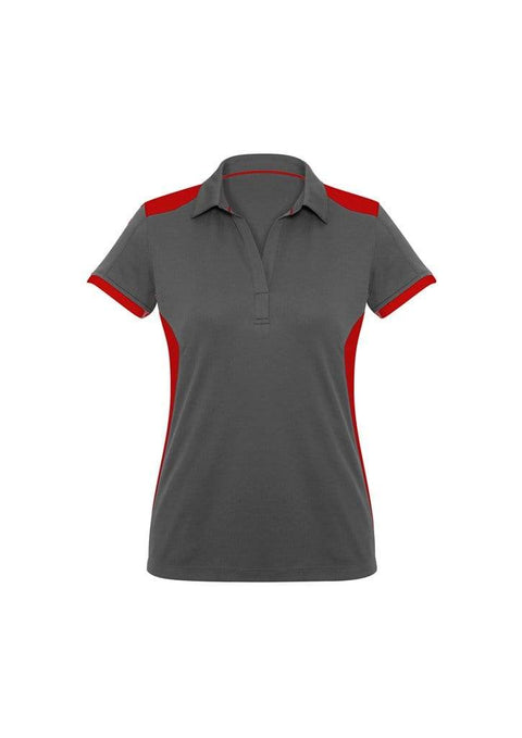 Biz Collection Casual Wear 6 / Grey/Red Biz Collection Rival Ladies Polo P705LS
