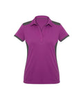 Biz Collection Casual Wear 6 / Cerise/Grey Biz Collection Rival Ladies Polo P705LS