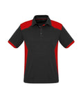 Biz Collection Casual Wear S / Black/Red Biz Collection Rival Mens Polo P705MS