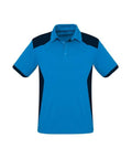 Biz Collection Casual Wear S / Cyan/Navy Biz Collection Rival Mens Polo P705MS