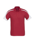 Biz Collection Casual Wear S / Red/White Biz Collection Talon Mens Polo P401MS