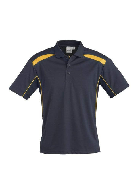 Biz Collection Casual Wear S / Navy/Gold Biz Collection United Mens Polo P244MS