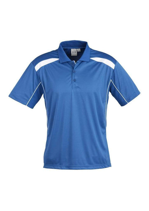 Biz Collection Casual Wear S / Royal/White Biz Collection United Mens Polo P244MS