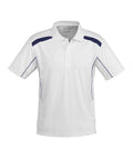 Biz Collection Casual Wear S / White/Navy Biz Collection United Mens Polo P244MS