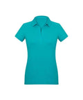 Biz Collection Casual Wear Teal / 6 Biz Collection Women’s Profile Polo P706LS