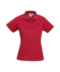 Biz Collection Casual Wear Red / 6 Biz Collection Women’s Sprint Polo P300LS