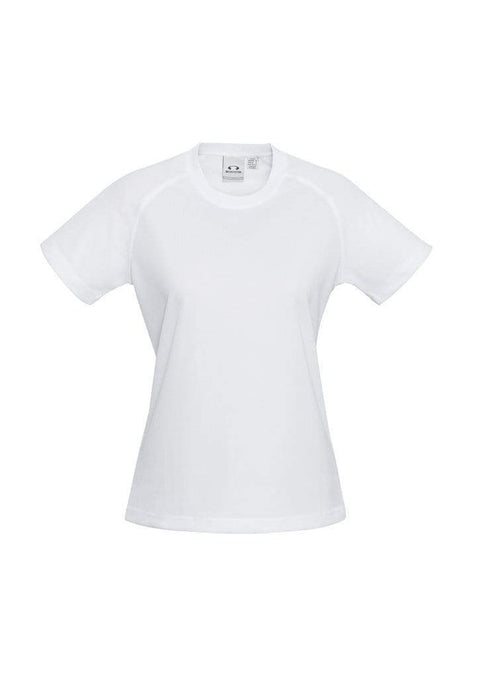 Biz Collection Casual Wear White / 6 Biz Collection Women’s Sprint Tee T301LS
