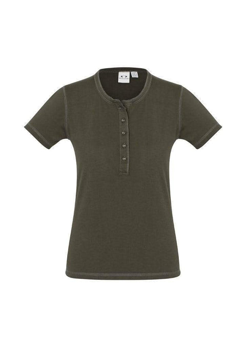 Biz Collection Casual Wear Olive / 6 Biz Collection Women’s Vintage Tee T811L