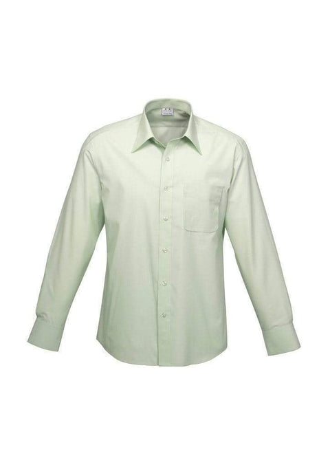 Biz Collection Corporate Wear Green / S Biz Collection Men’s Ambassador Long Sleeve Shirt S29510