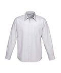 Biz Collection Corporate Wear Silver Grey / S Biz Collection Men’s Ambassador Long Sleeve Shirt S29510