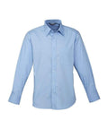 Biz Collection Corporate Wear Light Blue / S Biz Collection Men’s Base Long Sleeve Shirt S10510